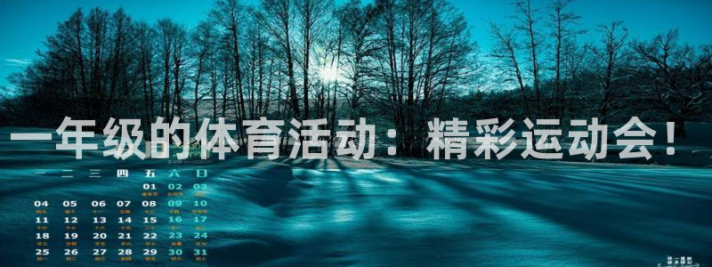 vsport体育官方正版app娱乐平台：一年级的体育