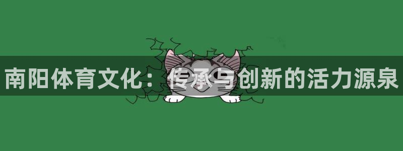 vsport体育官网下载联系电话：南阳体育文化：传承